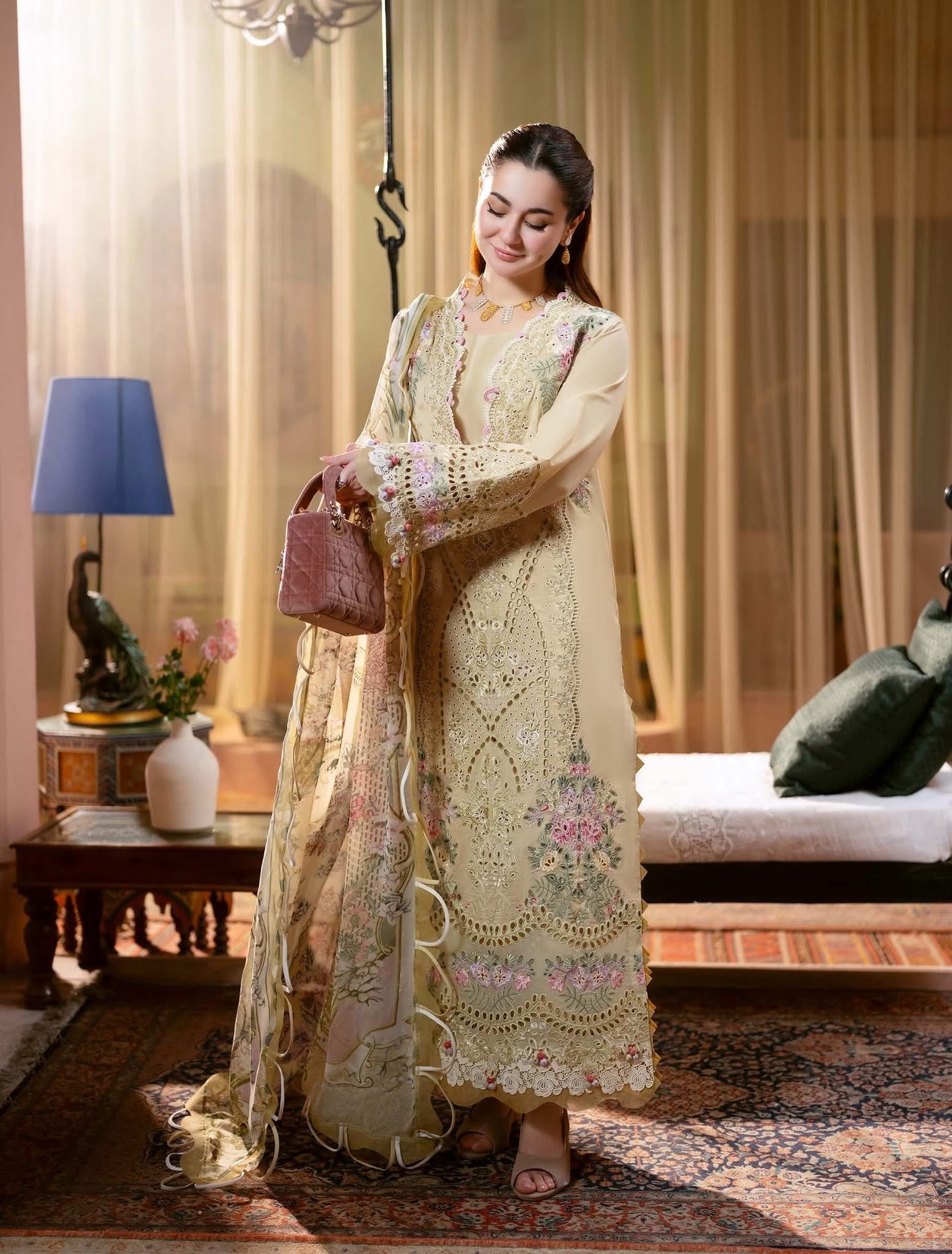 Jade ombré intezar ft. Hania Aamir lawn suits 2025 - 20698