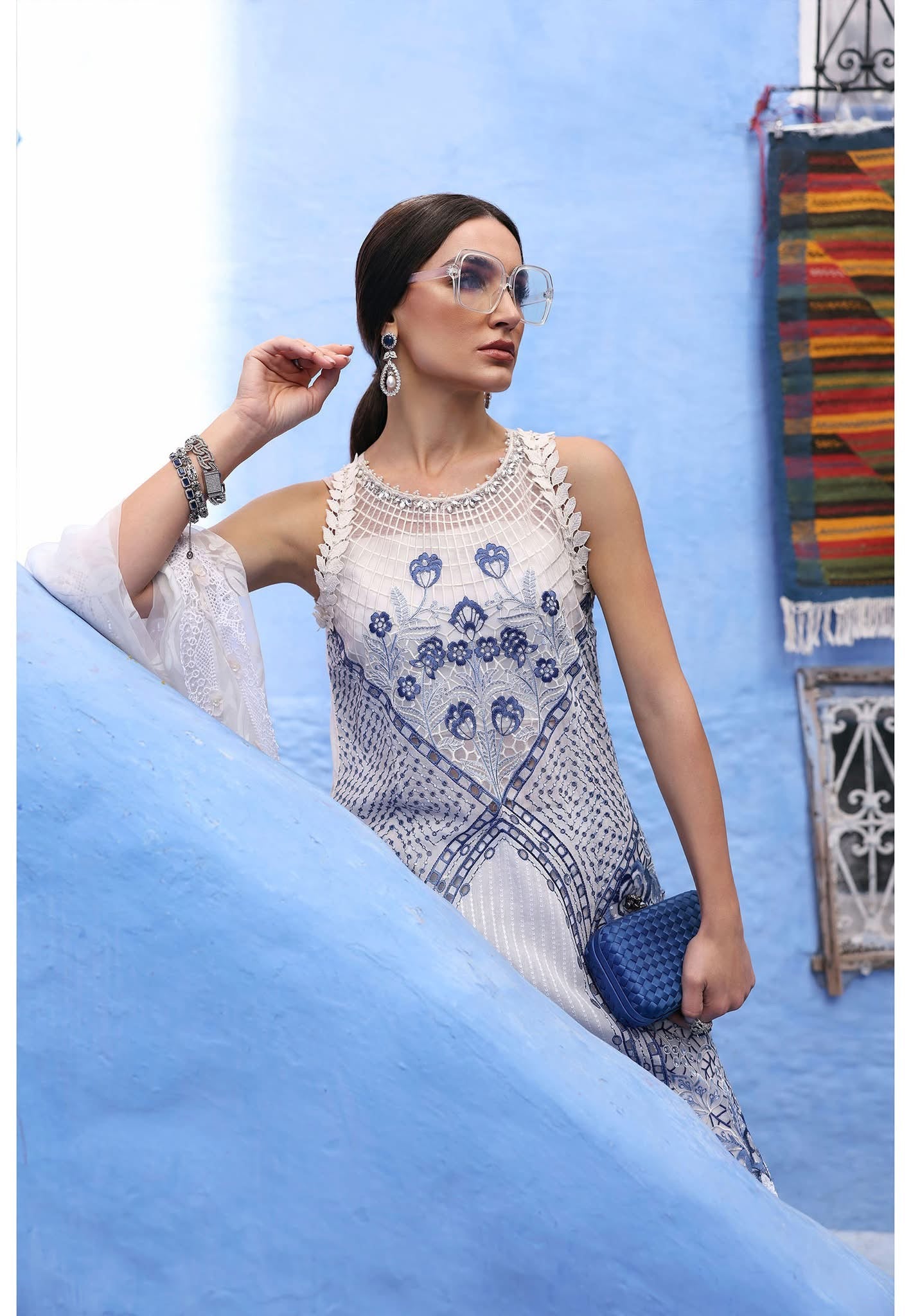 Maria B luxury lawn suits 2025 - 10A