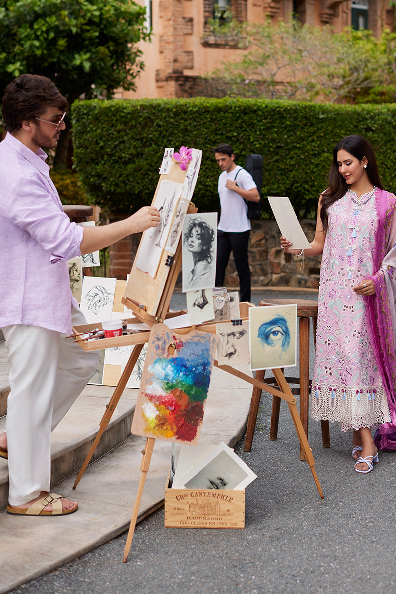 Mushq Luxury Lawn Suits | 2024 | Te Amo | FLORENCE FINESSE