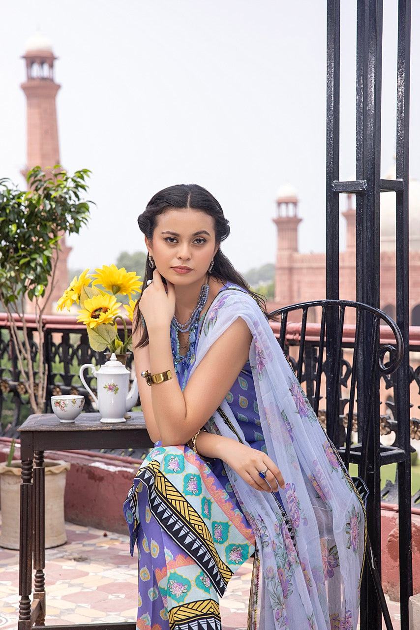 Ghazal from House of Mist : Lawn Suits Vol 4 | 2023 | HM-GZ4-05