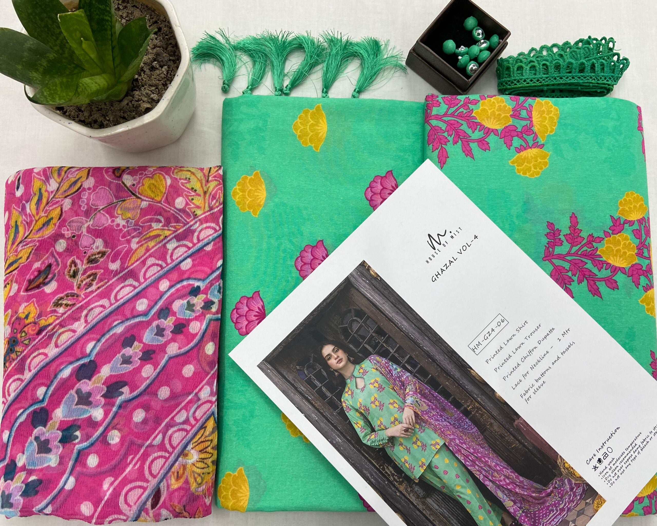 Ghazal Lawn Suits  - Best Seller from House of Mist | Vol 1 | HM-GZ4-06