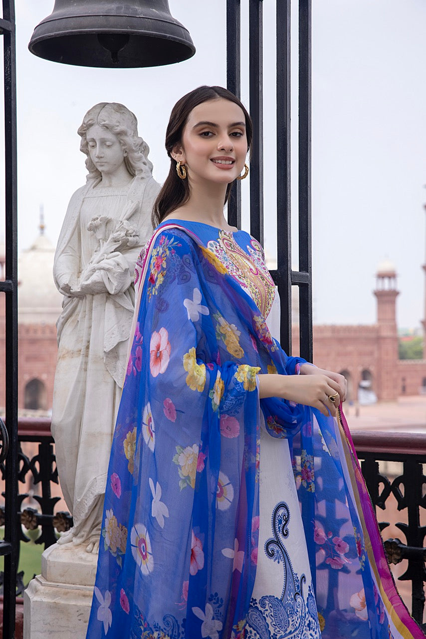 Ghazal from House of Mist : Lawn Suits Vol 4 | 2023 | HM-GZ4-07