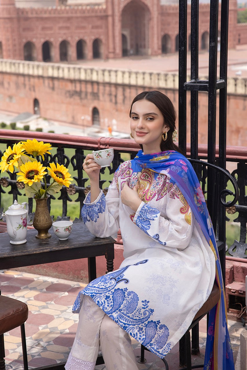 Ghazal from House of Mist : Lawn Suits Vol 4 | 2023 | HM-GZ4-07