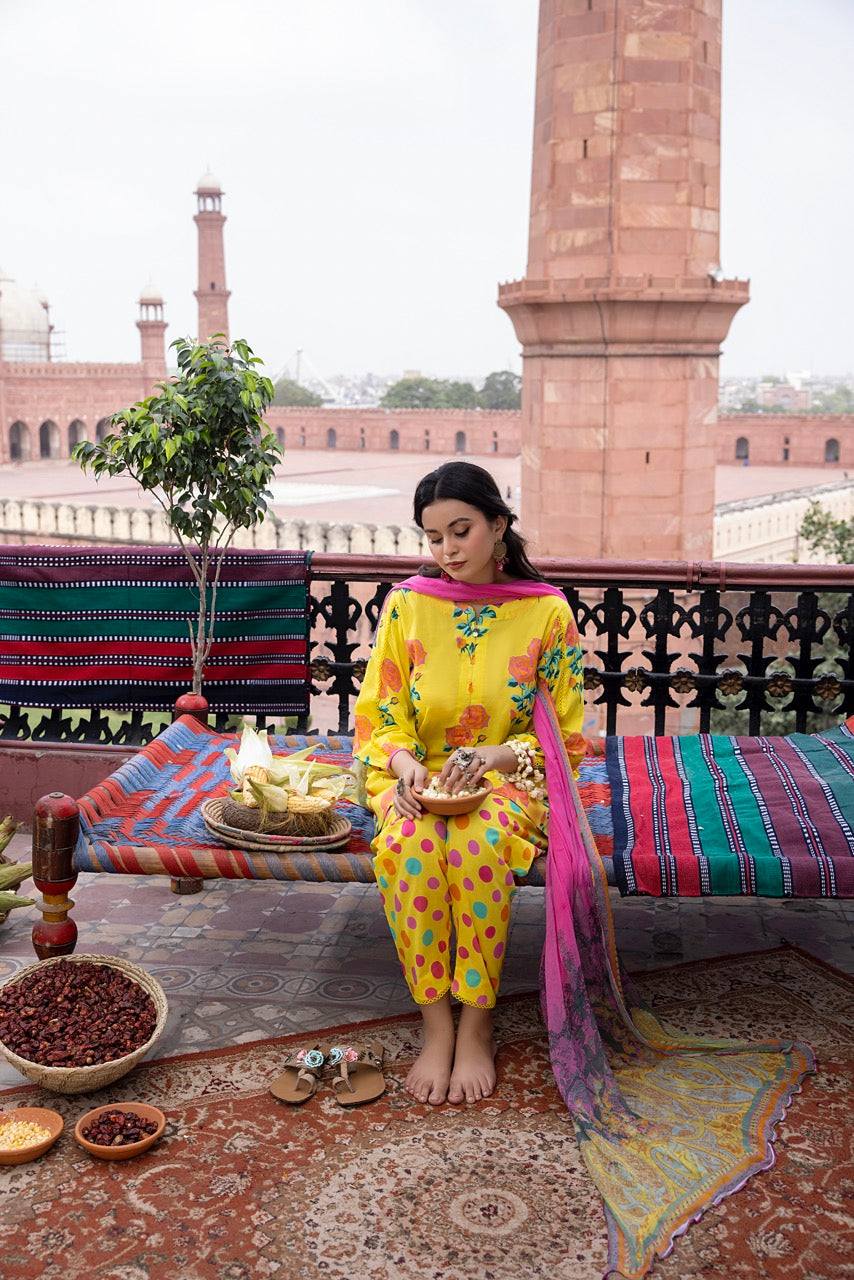 Ghazal from House of Mist : Lawn Suits Vol 4 | 2023 | HM-GZ4-08