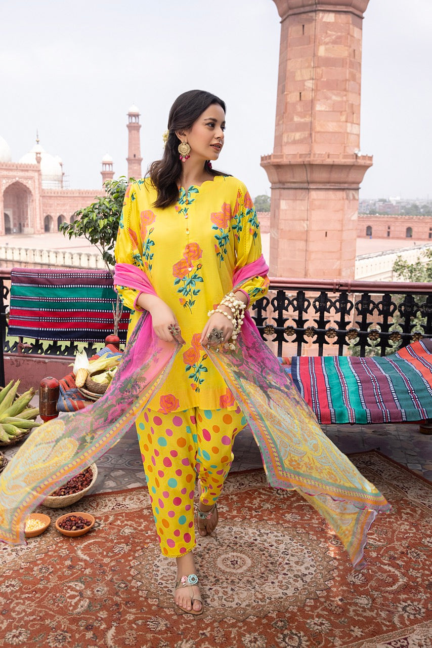 Ghazal from House of Mist : Lawn Suits Vol 4 | 2023 | HM-GZ4-08