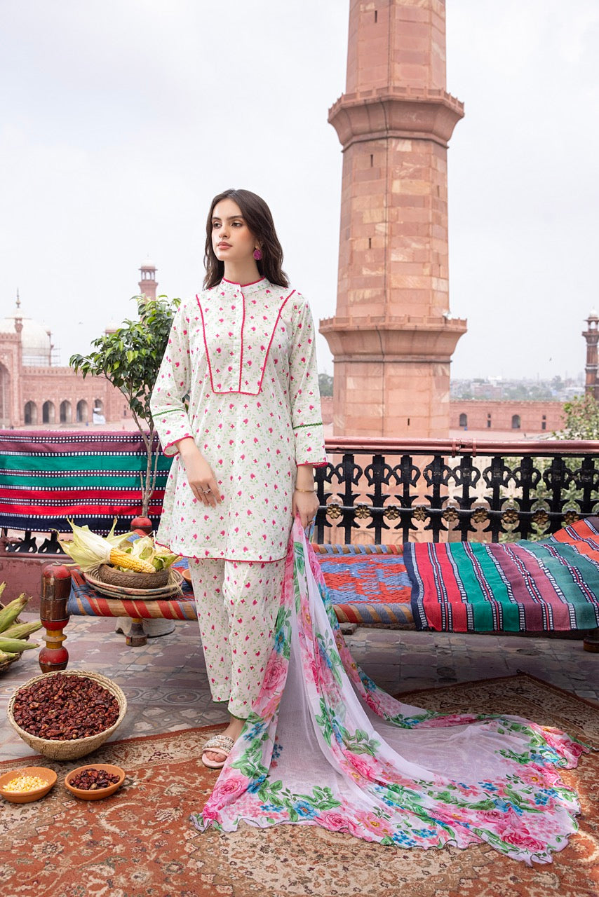 Ghazal from House of Mist : Lawn Suits Vol 4 | 2023 | HM-GZ4-10