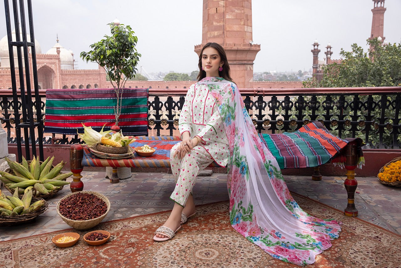Ghazal from House of Mist : Lawn Suits Vol 4 | 2023 | HM-GZ4-10