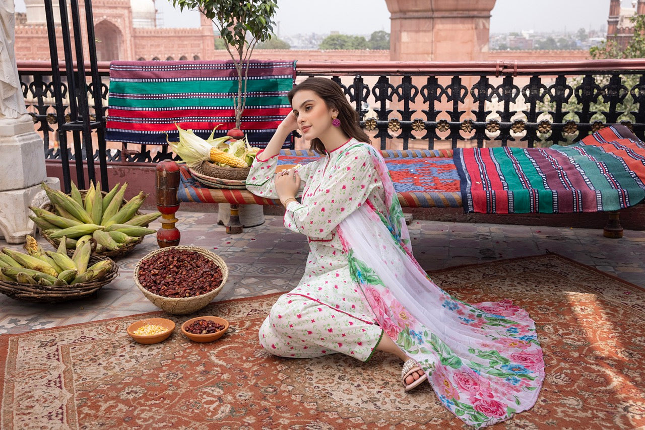 Ghazal from House of Mist : Lawn Suits Vol 4 | 2023 | HM-GZ4-10