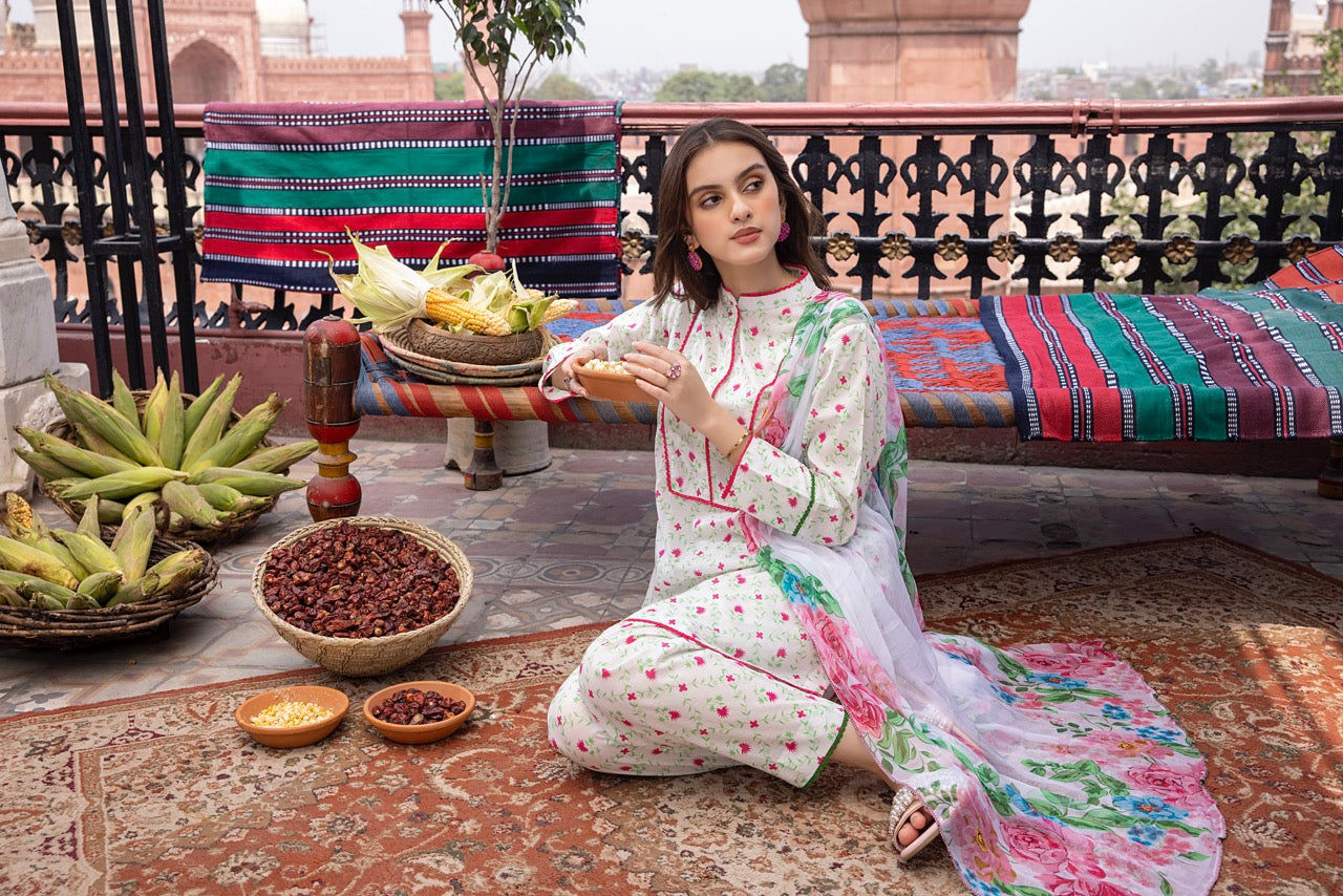 Ghazal from House of Mist : Lawn Suits Vol 4 | 2023 | HM-GZ4-10