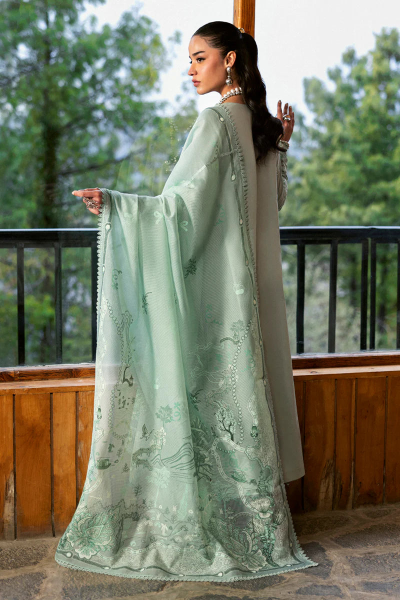 Qalamkar Qlinekari Lawn - DC-15 - Elira