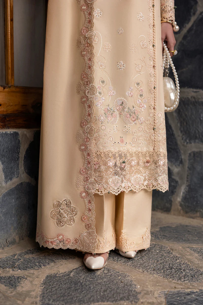 Qalamkar Qlinekari Lawn - DC-12- Disa