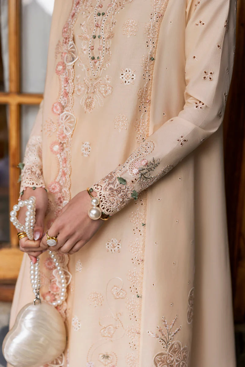 Qalamkar Qlinekari Lawn - DC-12- Disa