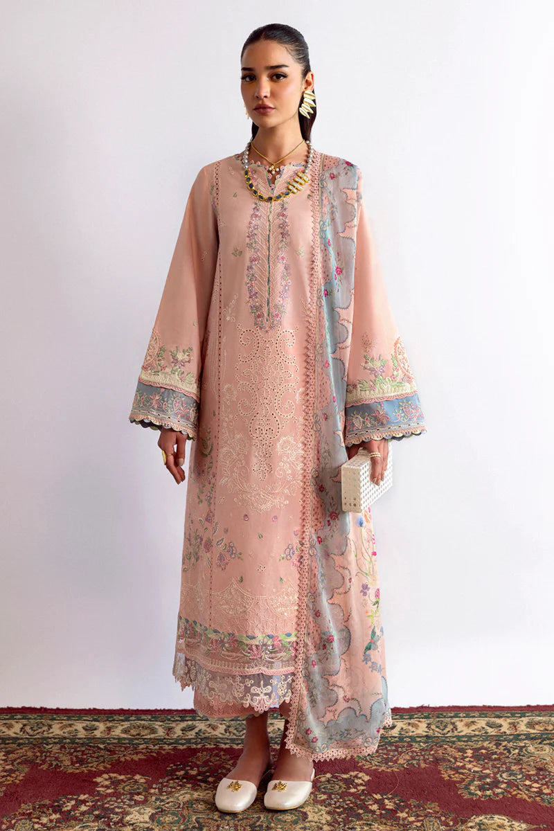 Qalamkar Qlinekari Lawn - DC-11- Hedi