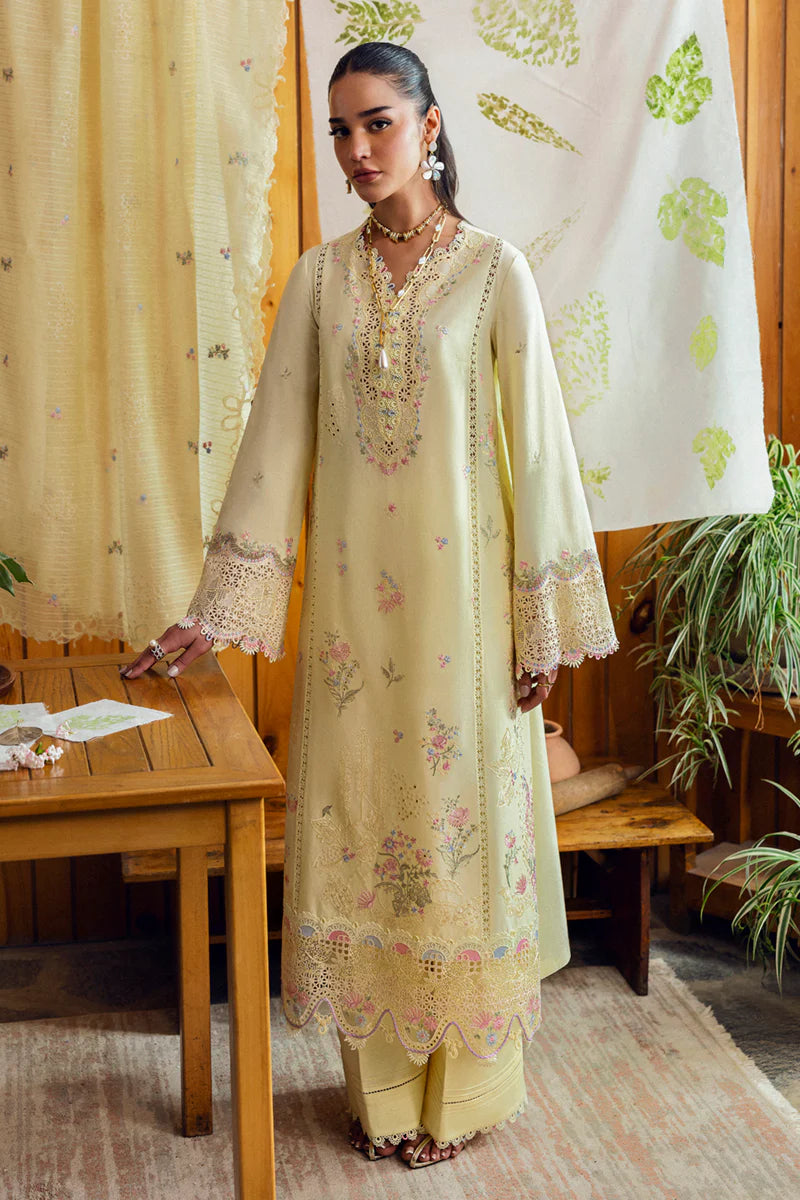 Qalamkar Qlinekari Lawn - DC-04 - Keva