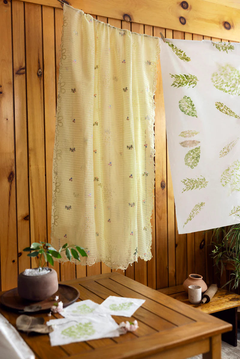 Qalamkar Qlinekari Lawn - DC-04 - Keva