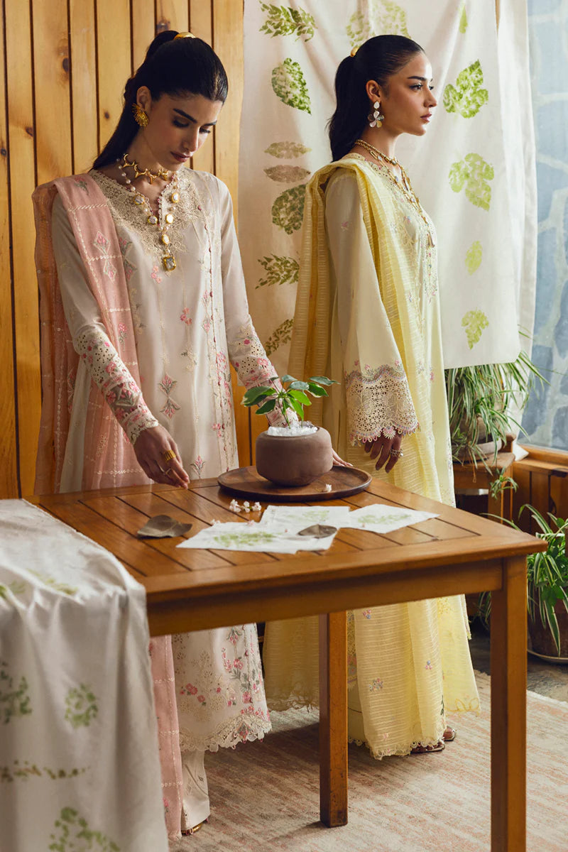 Qalamkar Qlinekari Lawn - DC-04 - Keva