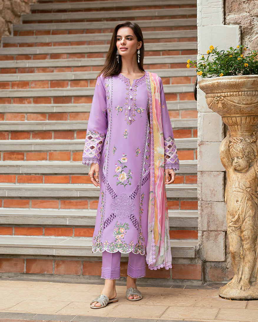 Roheenaz Summer Reverie Unstitched Lawn Collection - Wisteria