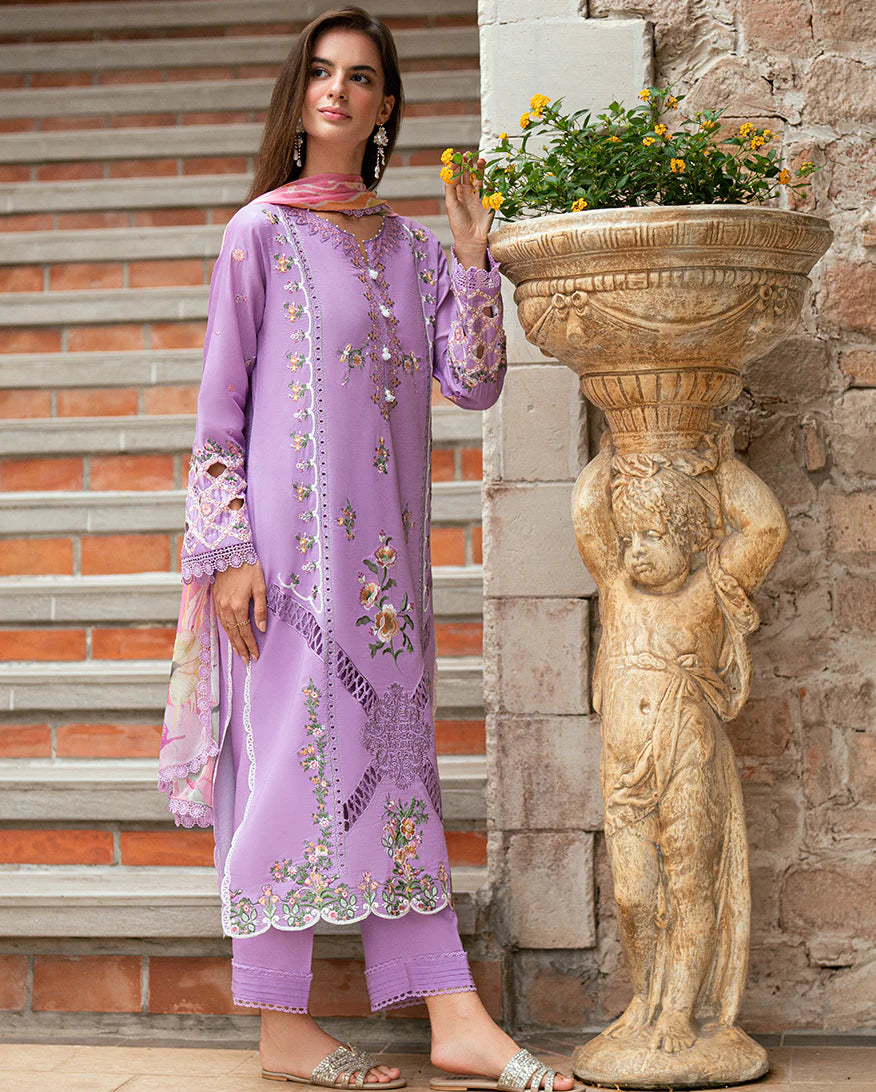Roheenaz Summer Reverie Unstitched Lawn Collection - Wisteria