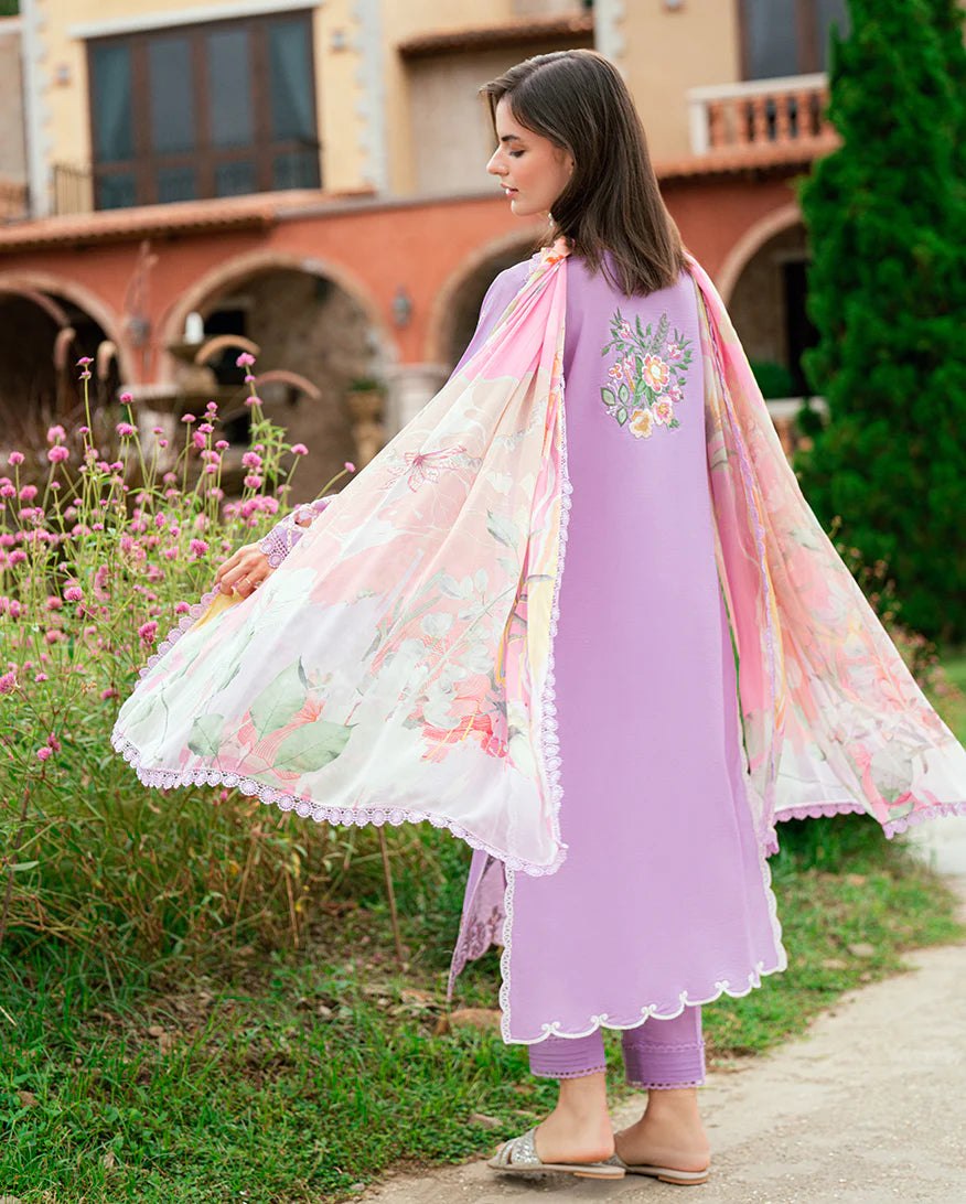 Roheenaz Summer Reverie Unstitched Lawn Collection - Wisteria