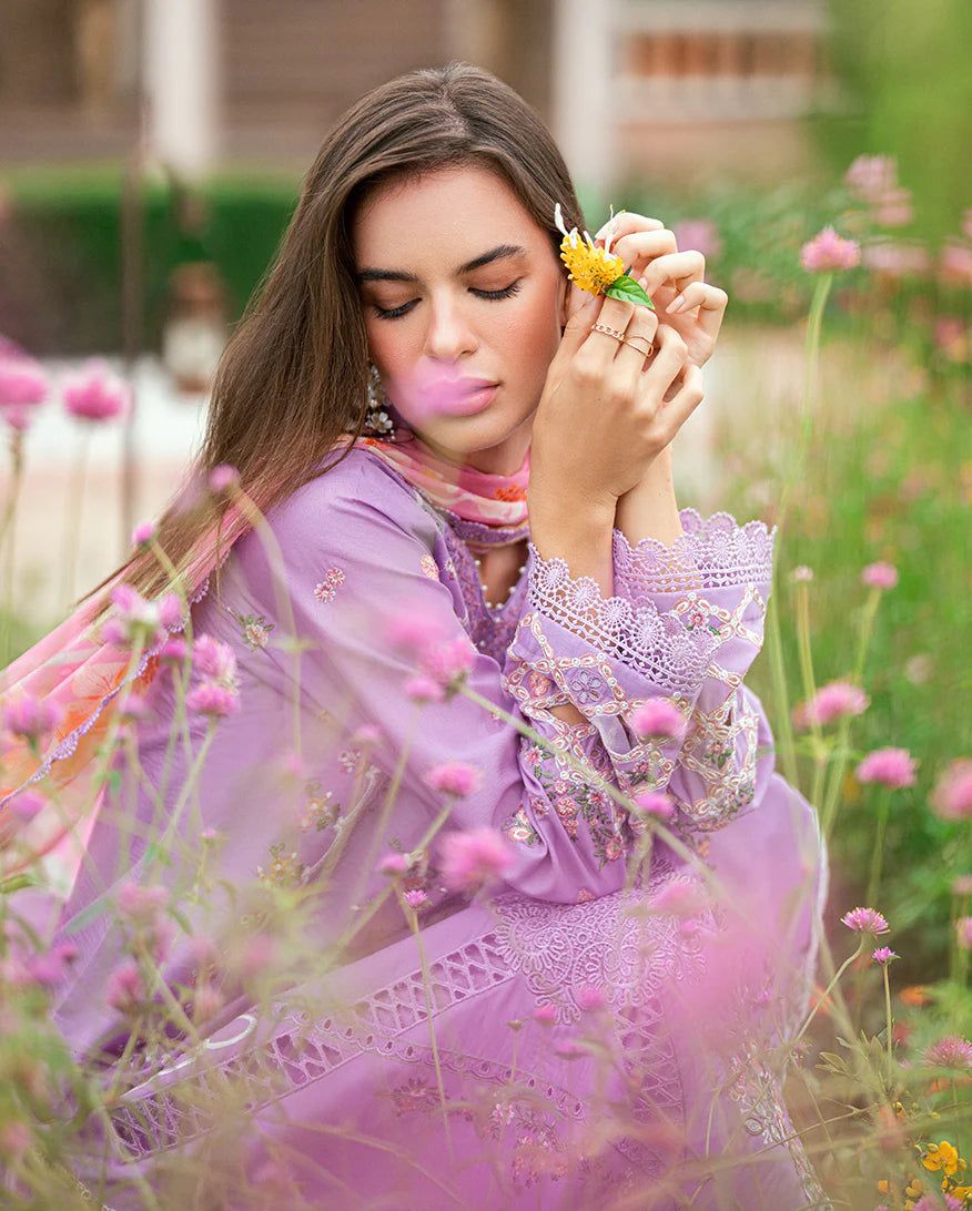 Roheenaz Summer Reverie Unstitched Lawn Collection - Wisteria