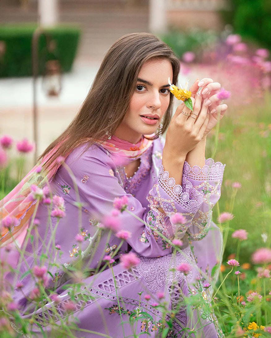 Roheenaz Summer Reverie Unstitched Lawn Collection - Wisteria