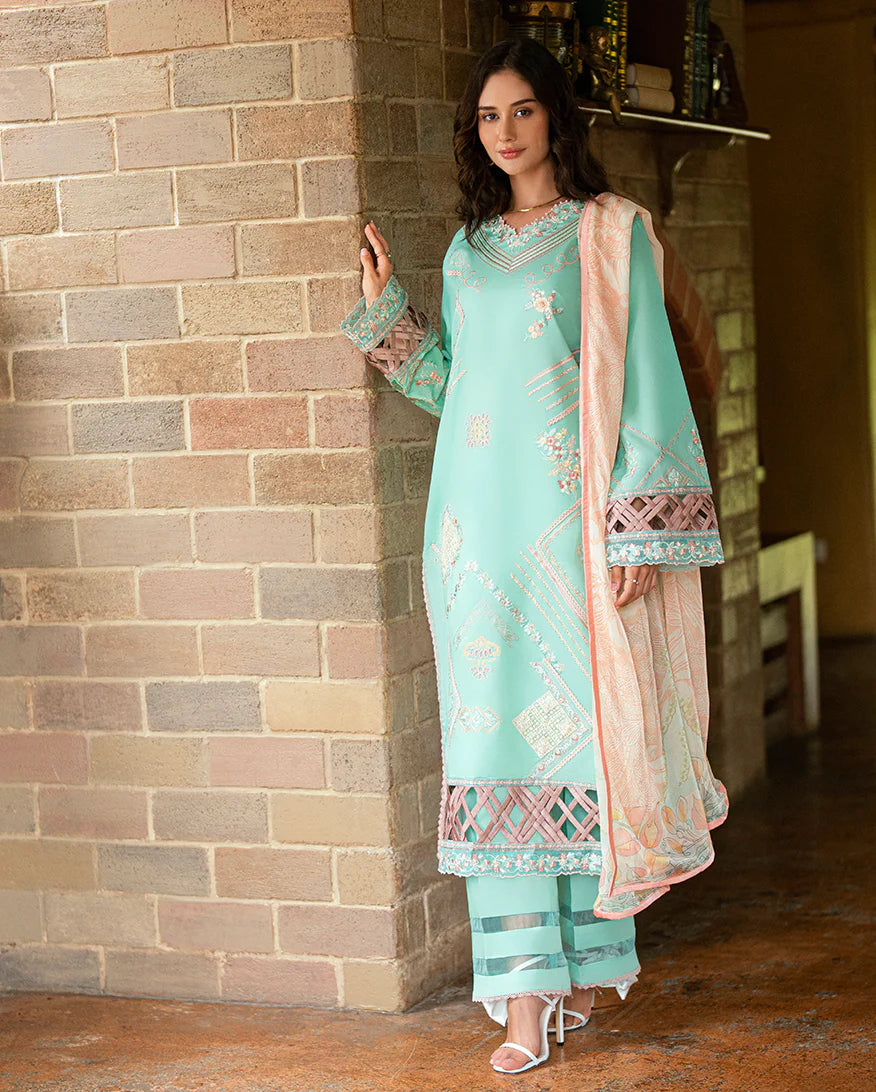 Roheenaz Summer Reverie Unstitched Lawn Collection - Ravena