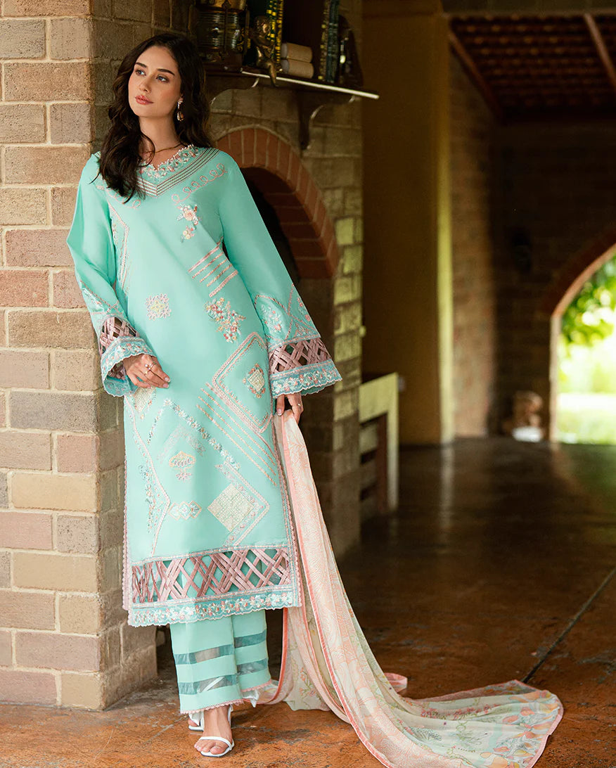 Roheenaz Summer Reverie Unstitched Lawn Collection - Ravena