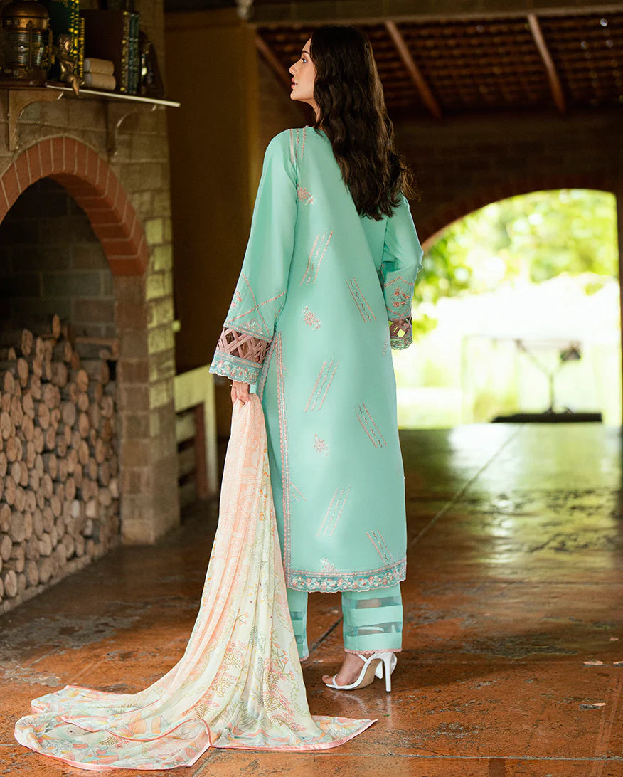 Roheenaz Summer Reverie Unstitched Lawn Collection - Ravena