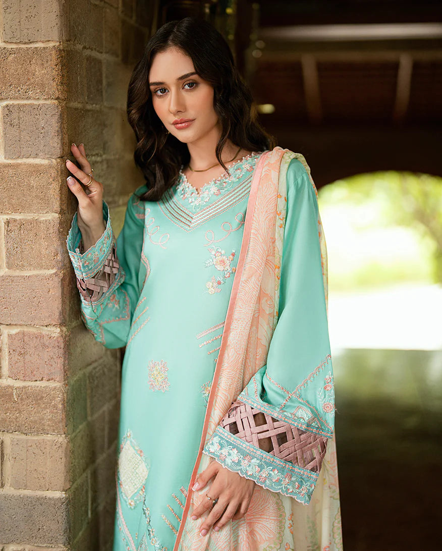 Roheenaz Summer Reverie Unstitched Lawn Collection - Ravena