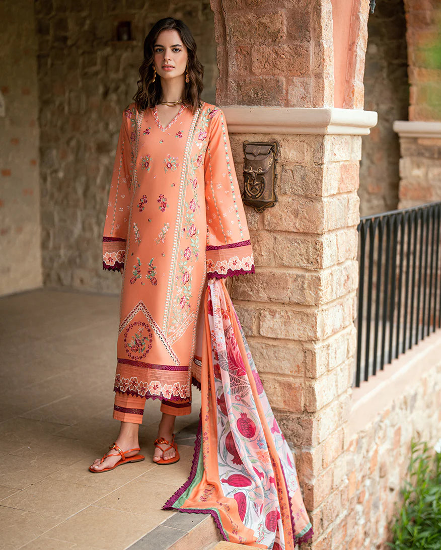 Roheenaz Summer Reverie Unstitched Lawn Collection - Orelia