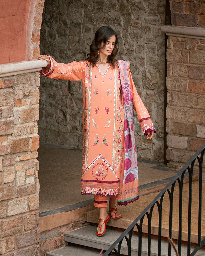 Roheenaz Summer Reverie Unstitched Lawn Collection - Orelia
