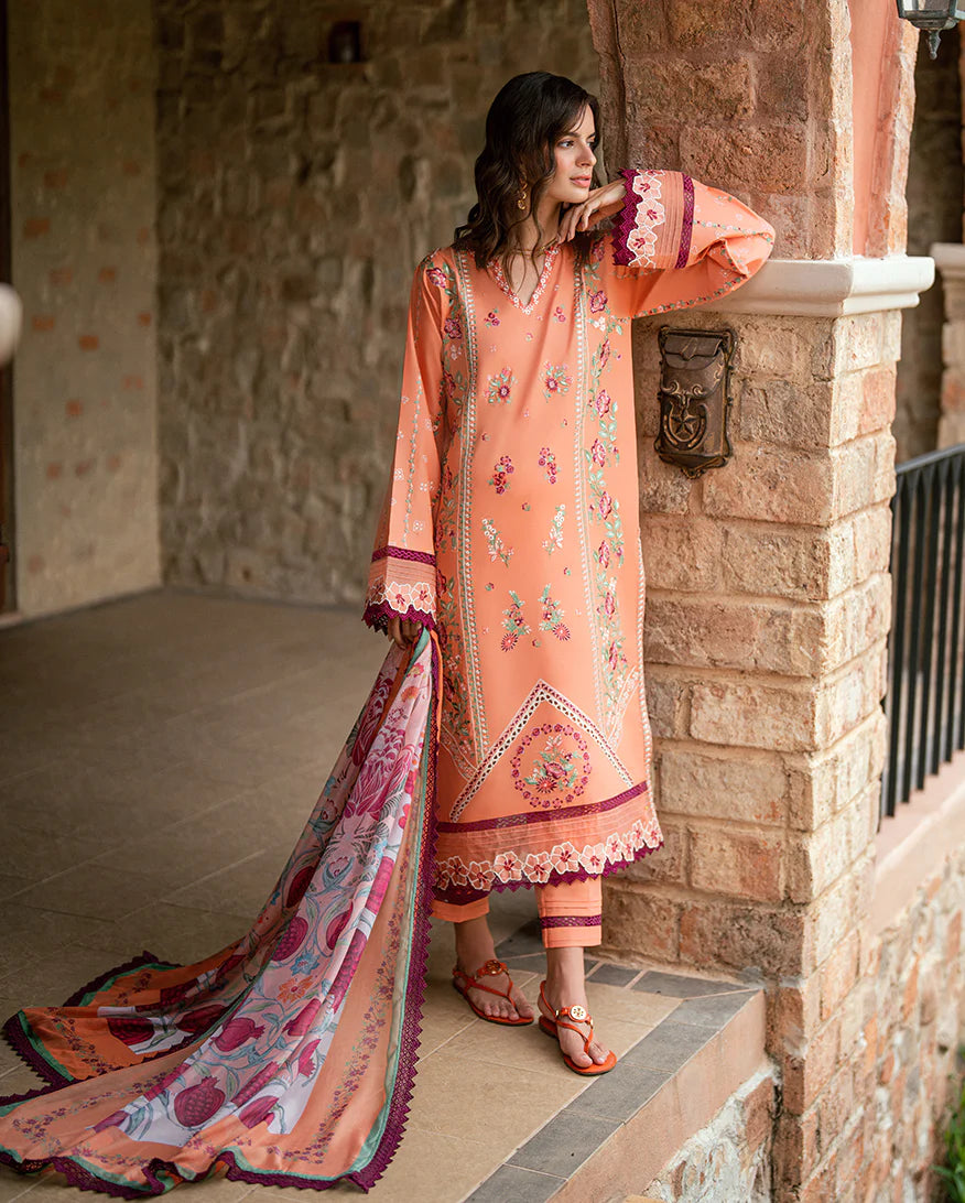 Roheenaz Summer Reverie Unstitched Lawn Collection - Orelia