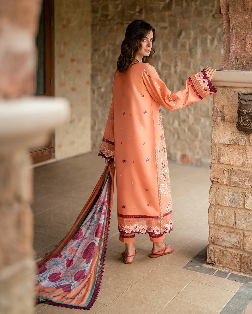 Roheenaz Summer Reverie Unstitched Lawn Collection - Orelia