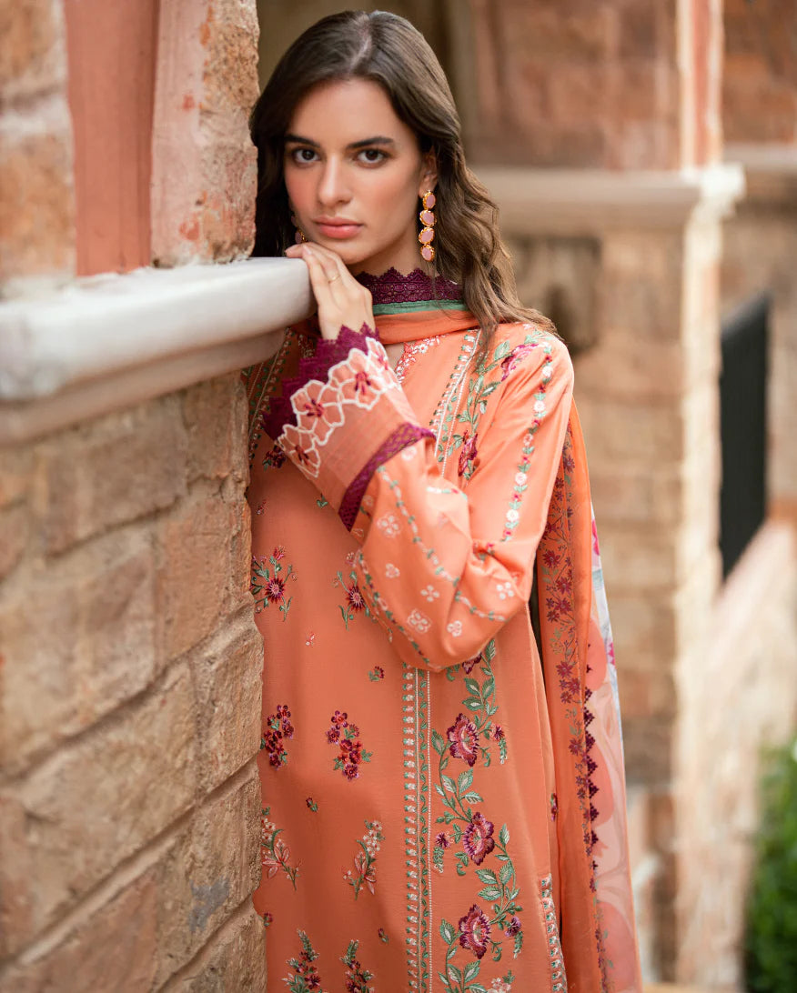 Roheenaz Summer Reverie Unstitched Lawn Collection - Orelia