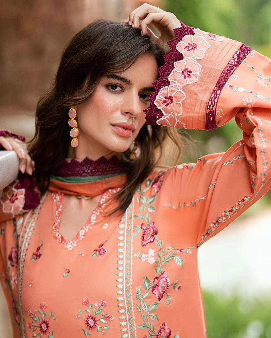Roheenaz Summer Reverie Unstitched Lawn Collection - Orelia