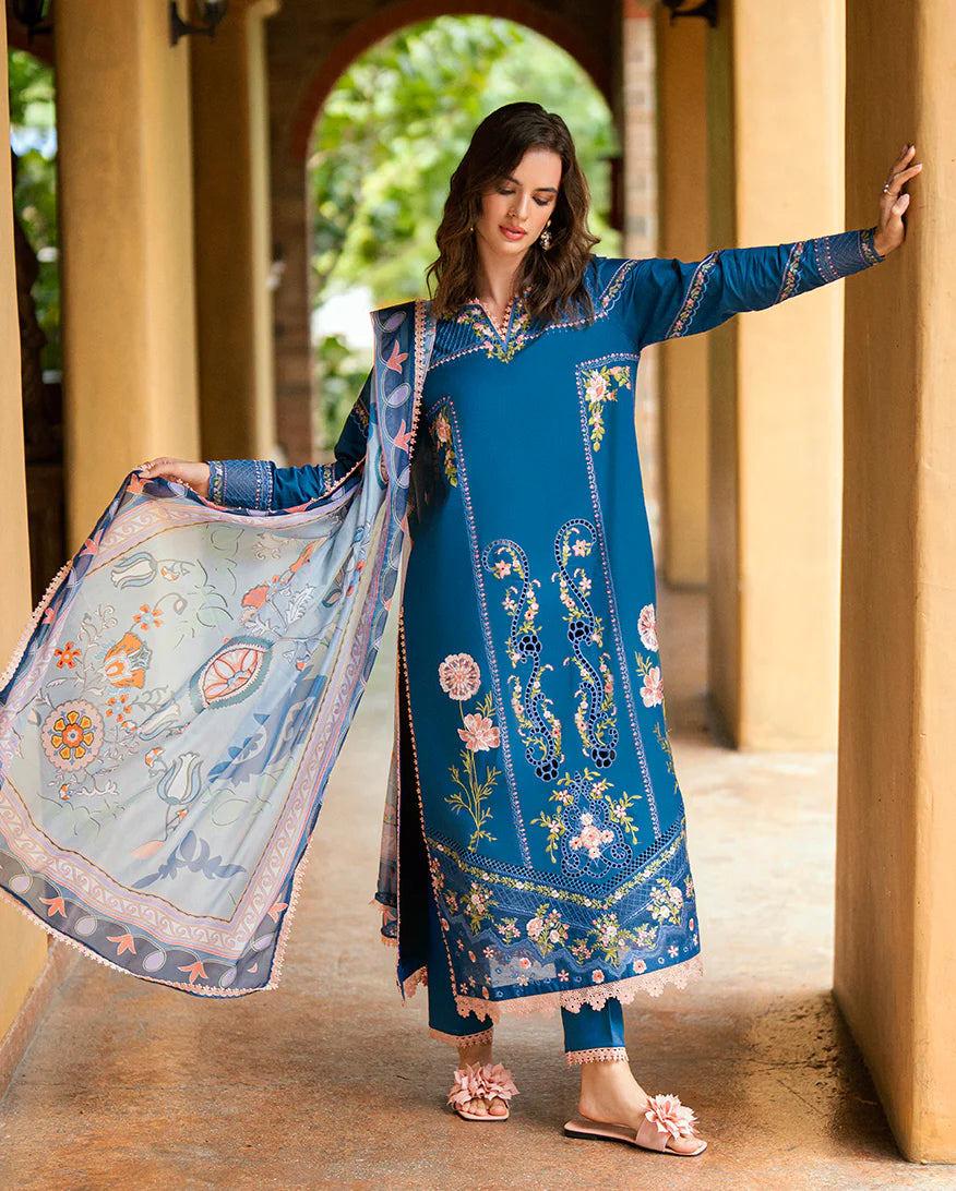 Roheenaz Summer Reverie Unstitched Lawn Collection - Isoria