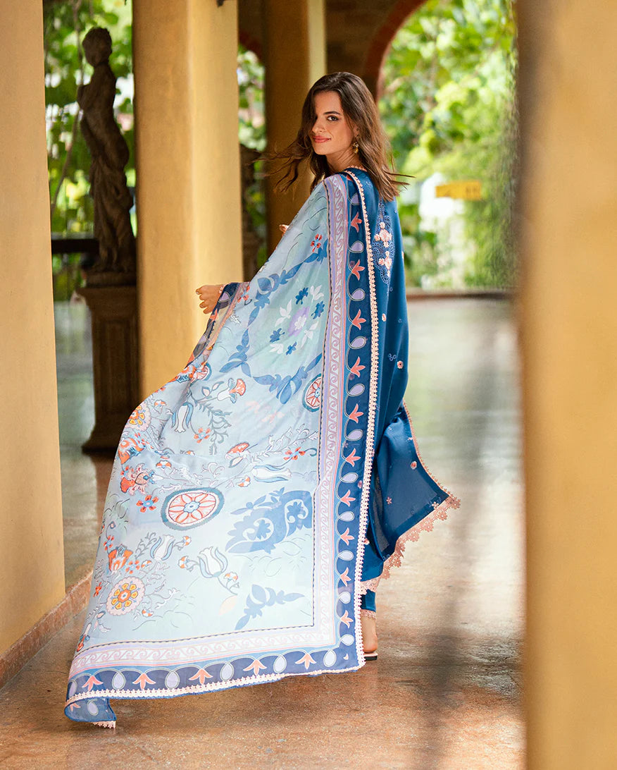 Roheenaz Summer Reverie Unstitched Lawn Collection - Isoria
