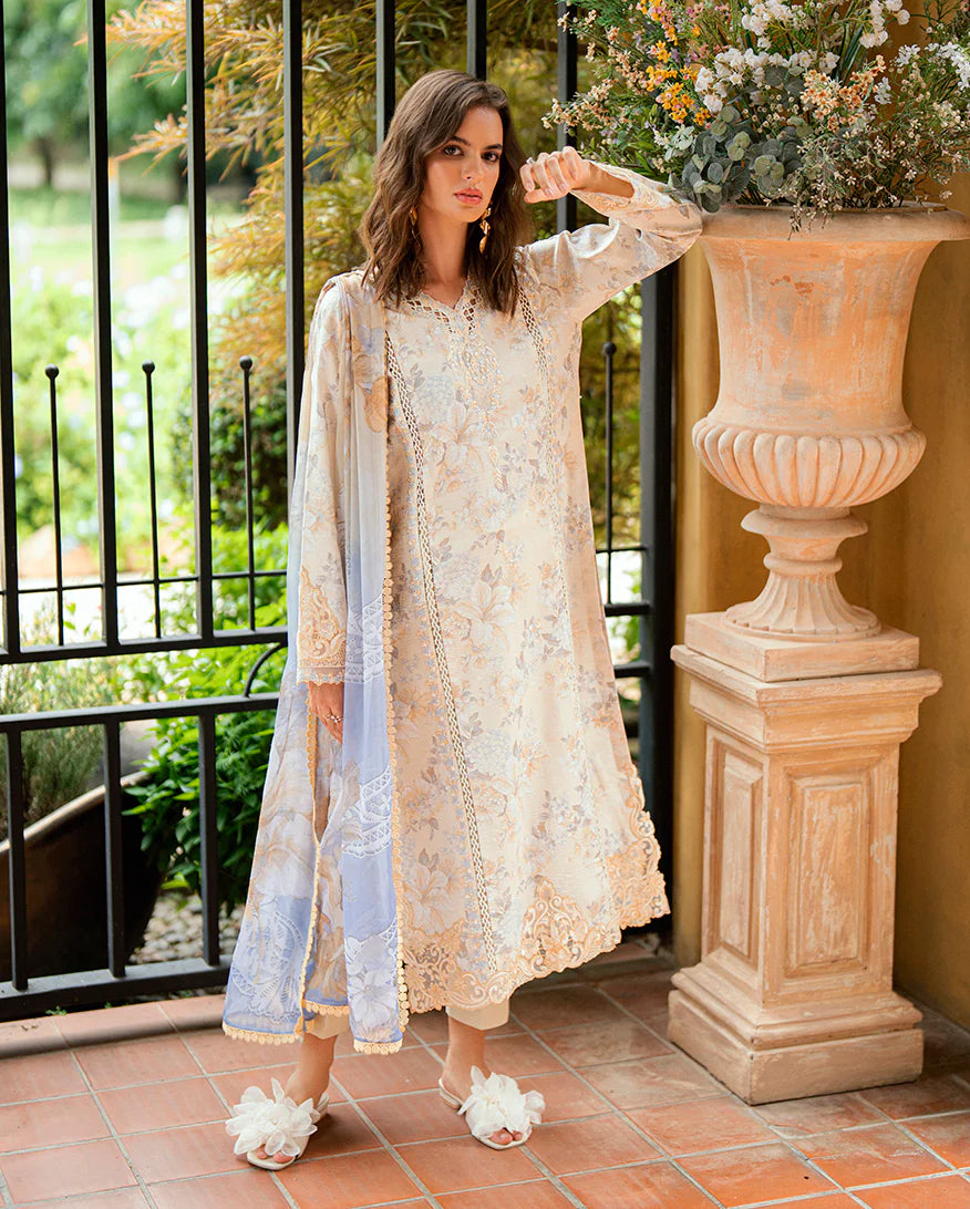 Roheenaz Summer Reverie Unstitched Lawn Collection - Celestra