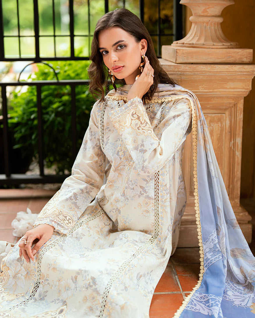 Roheenaz Summer Reverie Unstitched Lawn Collection - Celestra