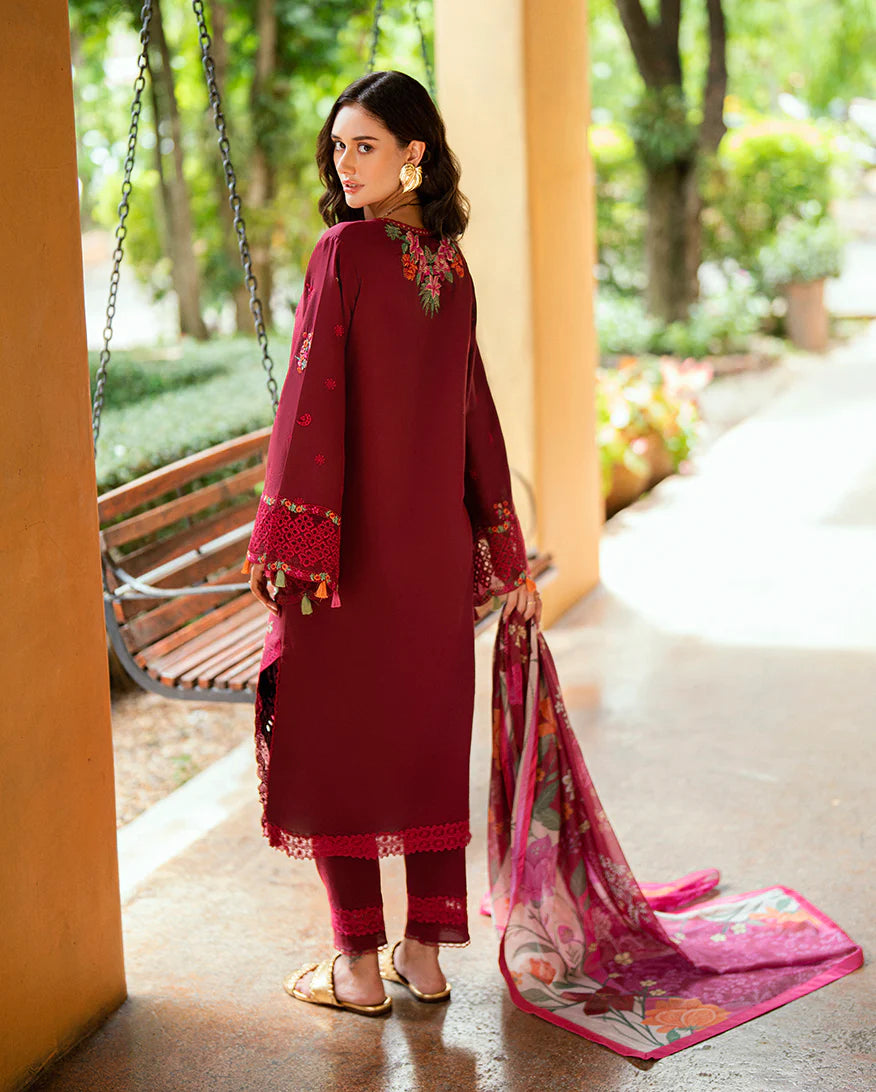 Roheenaz Summer Reverie Unstitched Lawn Collection - Calira