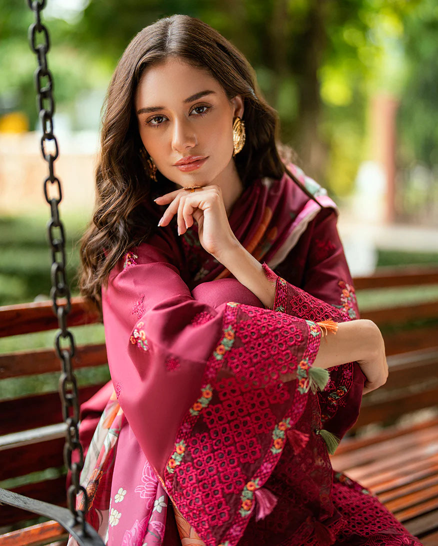 Roheenaz Summer Reverie Unstitched Lawn Collection - Calira