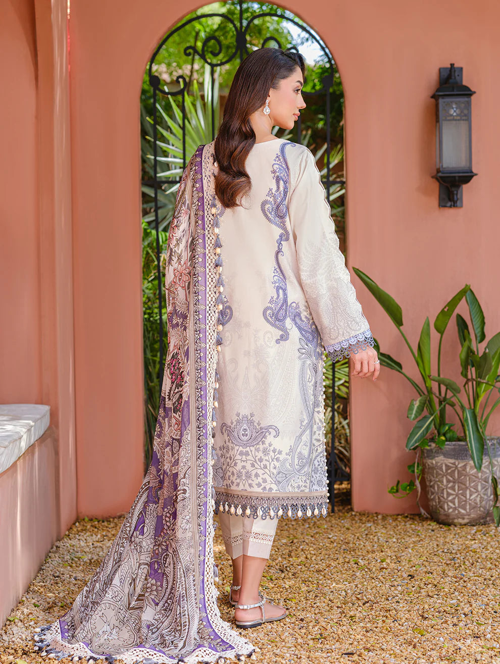 Jade Urbane Embroidered Cambric Lawn Collection 2025 - 20898 A