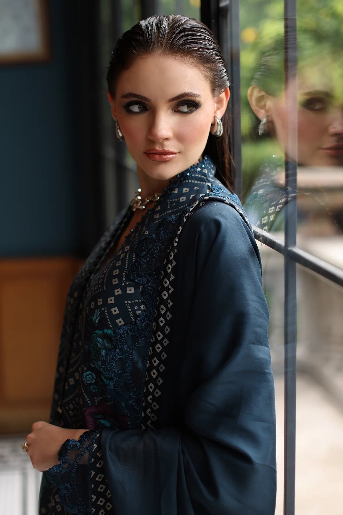 Charizma Combination Embroidered Linen Collection 2025 - CC25 - 20