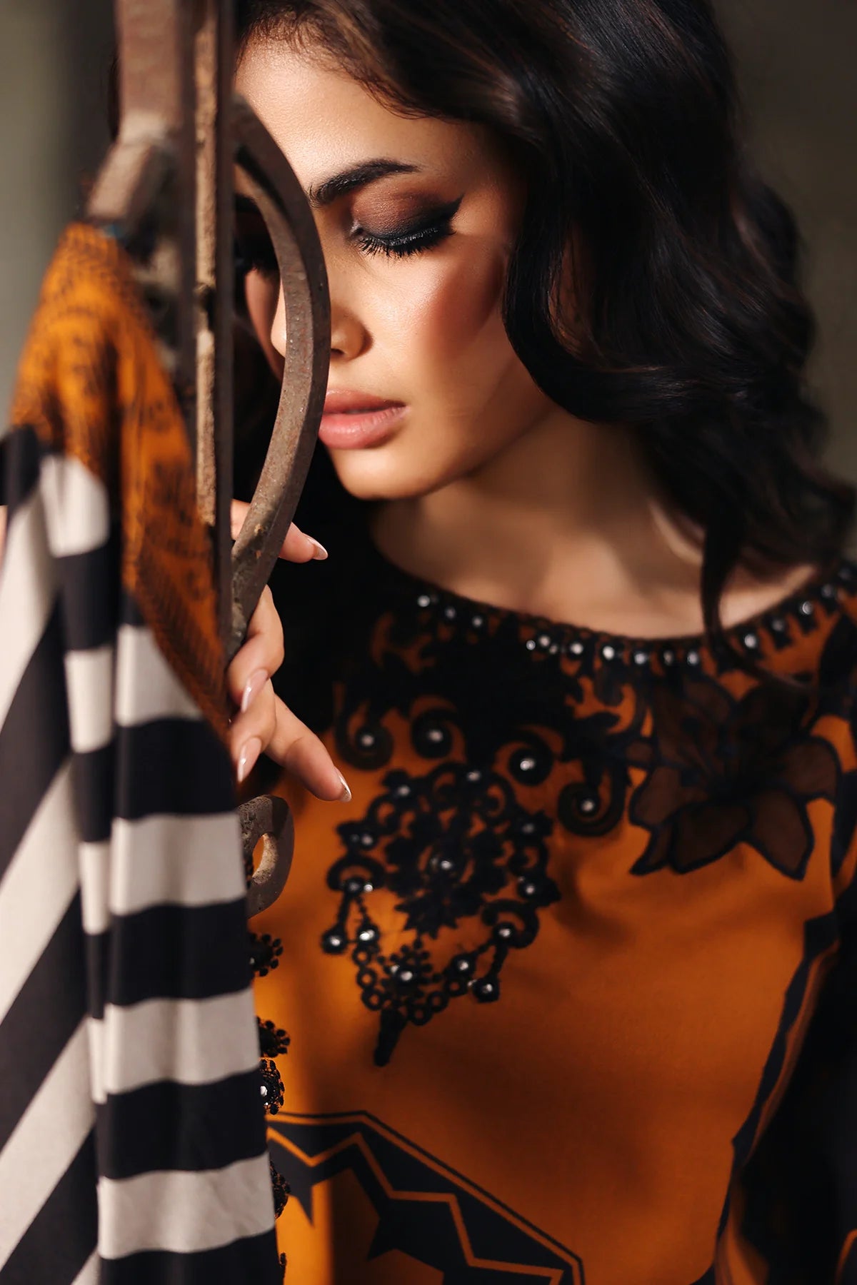 Charizma Combination Embroidered Linen Collection 2025