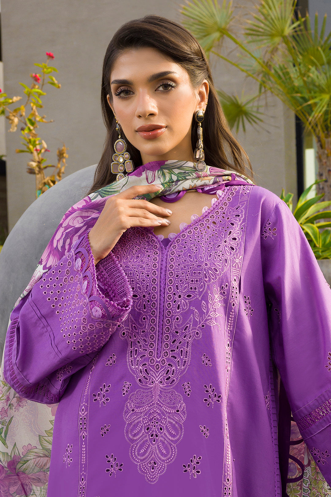 Zellbury Chikankari Unstitched Lawn Collection 2025 - 0077