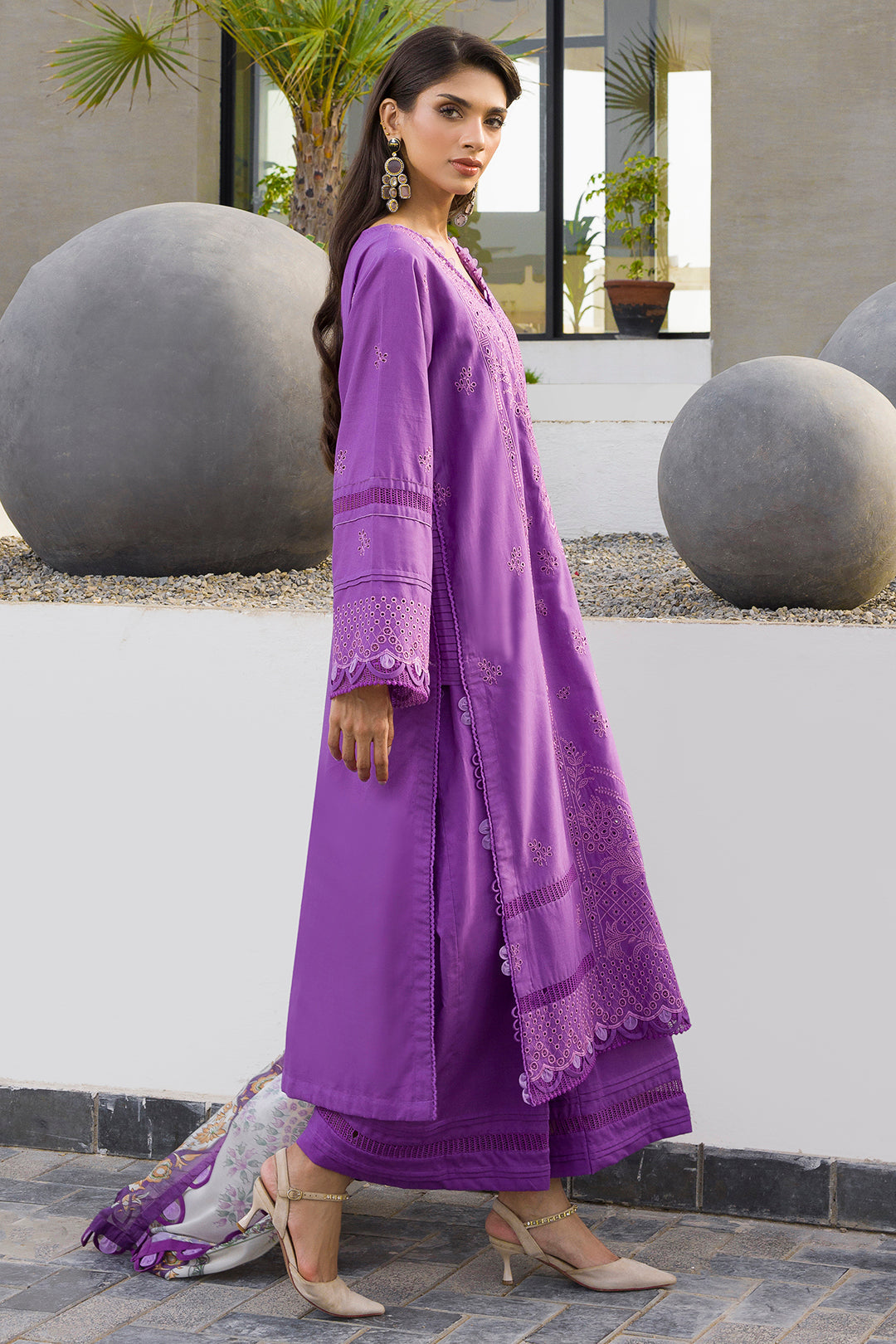 Zellbury Chikankari Unstitched Lawn Collection 2025 - 0077