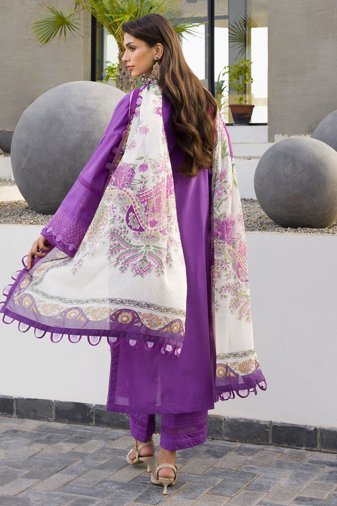 Zellbury Chikankari Unstitched Lawn Collection 2025 - 0077