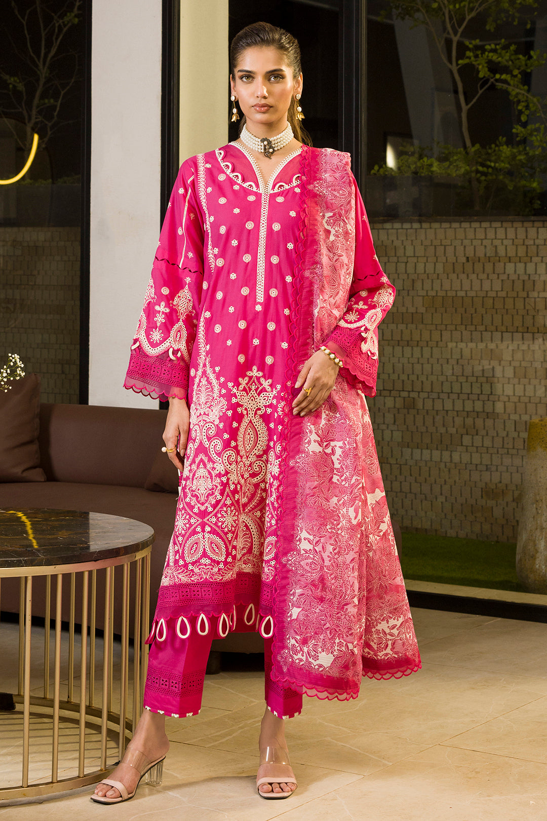 Zellbury Chikankari Unstitched Lawn Collection 2025 - 0078