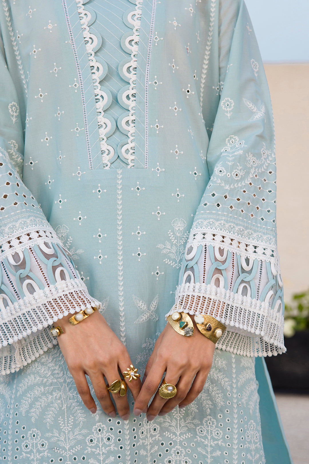 Zellbury Chikankari Unstitched Lawn Collection 2025 - 0079