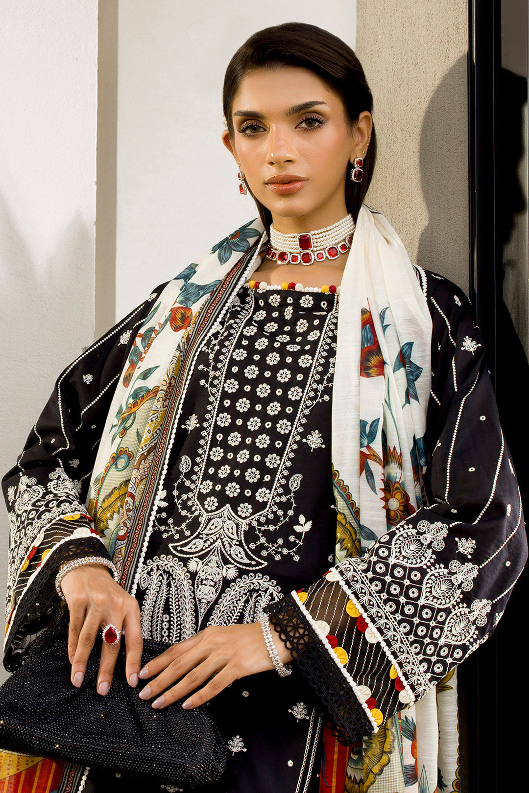 Zellbury Chikankari Unstitched Lawn Collection 2025 - 0080